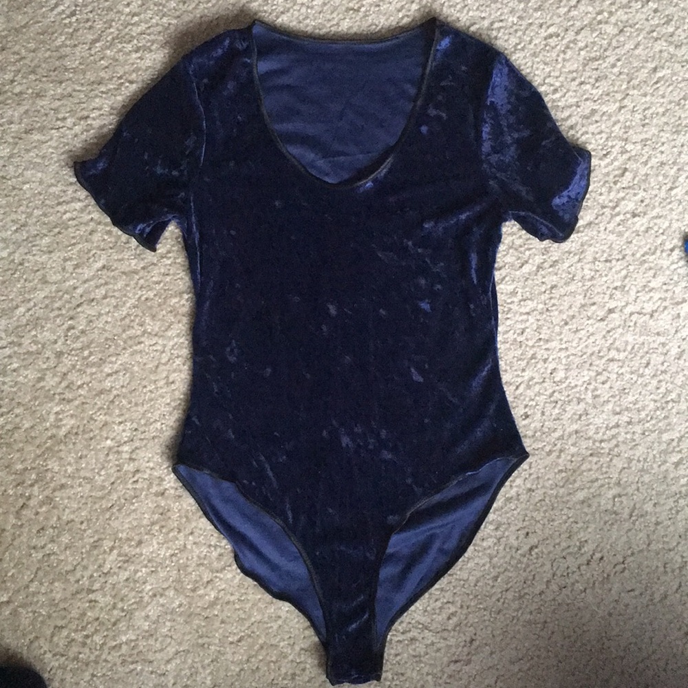 Vintage Petra fashions velvet bodysuit